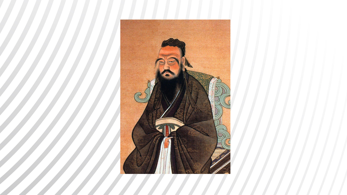 Ilustración de Confucio